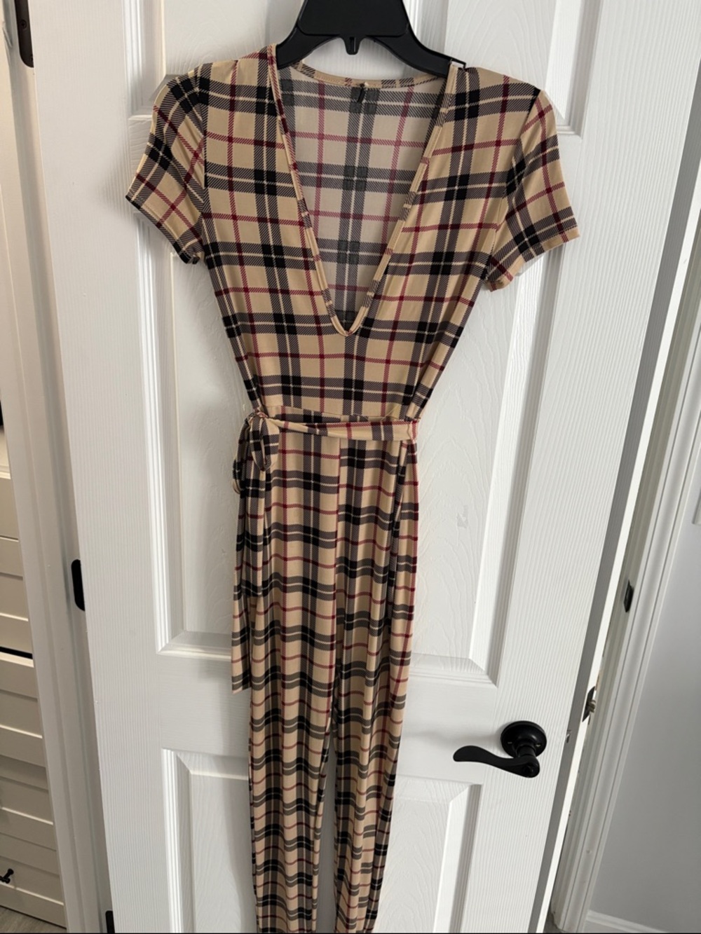 Burberry Jumpsuit in Beige and Black - Picture 2 of 4